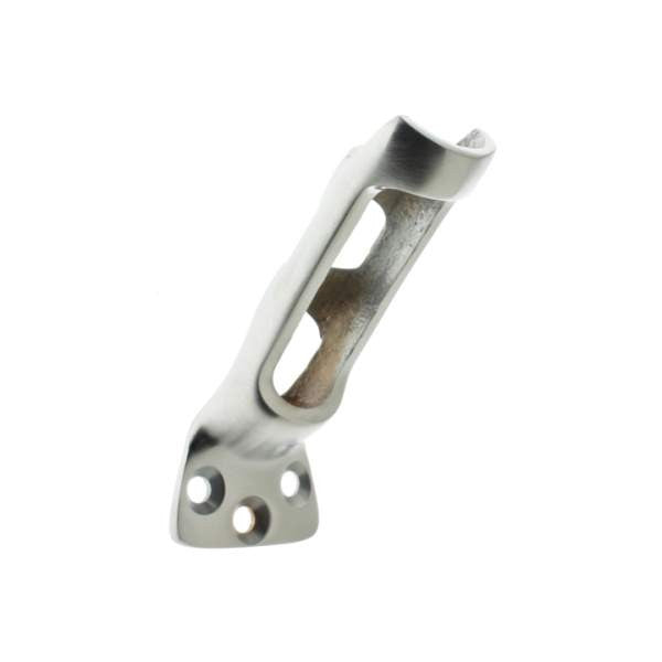 IDH Brass 18050-26D: 4-3/4" Sturdy Flag Pole Holder - Satin Chrome