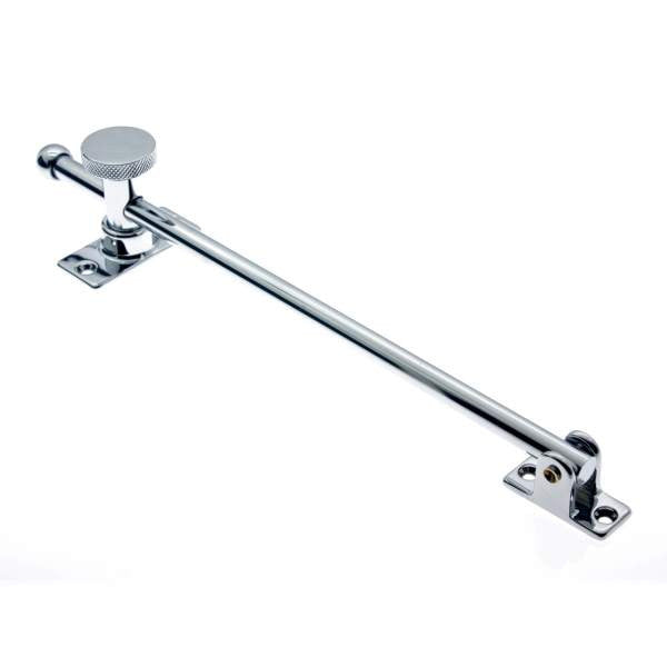 IDH Brass 21001-026: 10" Swing Casement Adjuster for Windows - Polished Chrome