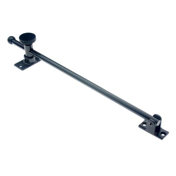IDH Brass 21002-019: 12" Swing Casement Adjuster for Windows - Matte Black