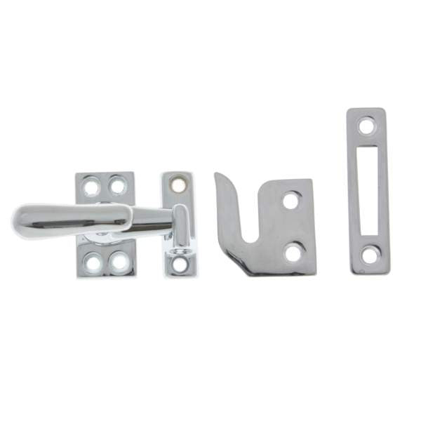IDH Brass 21013-026: 1-9/16" Casement Fastener for Windows - Polished Chrome