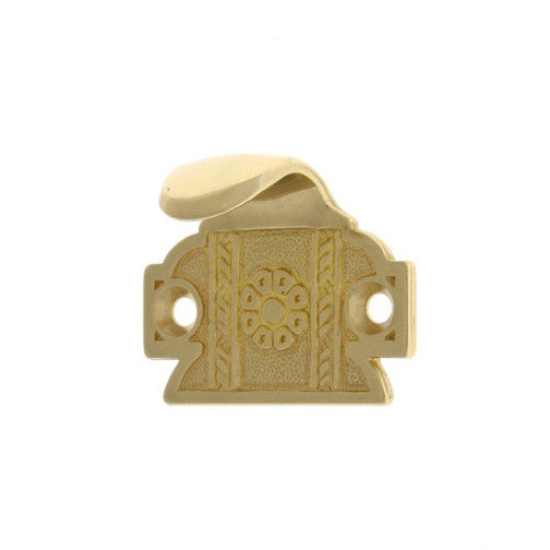 IDH Brass 21050-003: 1-7/8" Ornamental Sunburst Sash Lift - Polished Brass