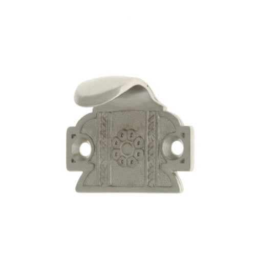 IDH Brass 21050-015: 1-7/8" Brass Ornamental Sunburst Sash Lift - Satin Nickel