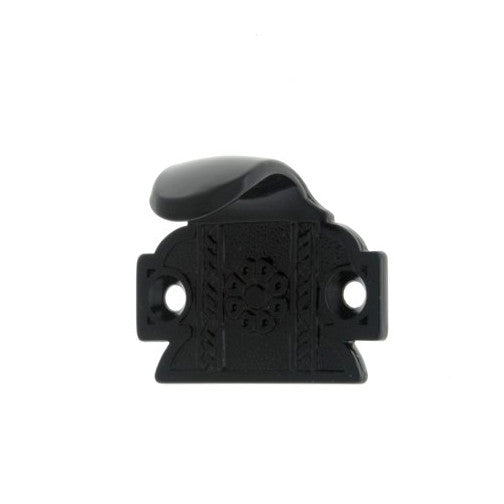 IDH Brass 21050-019: 1-7/8" Brass Ornamental Sunburst Sash Lift - Matte Black