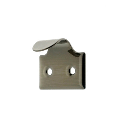 IDH Brass 21066-15A: 1-5/8" Wrought Brass Window Sash Hook Lift - Antique Nickel