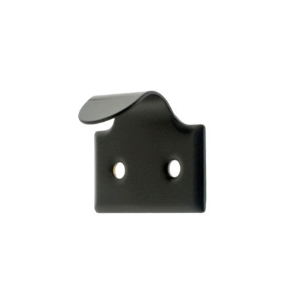 IDH Brass 21066-019: 1-5/8" Wrought Brass Window Sash Hook Lift - Matte Black