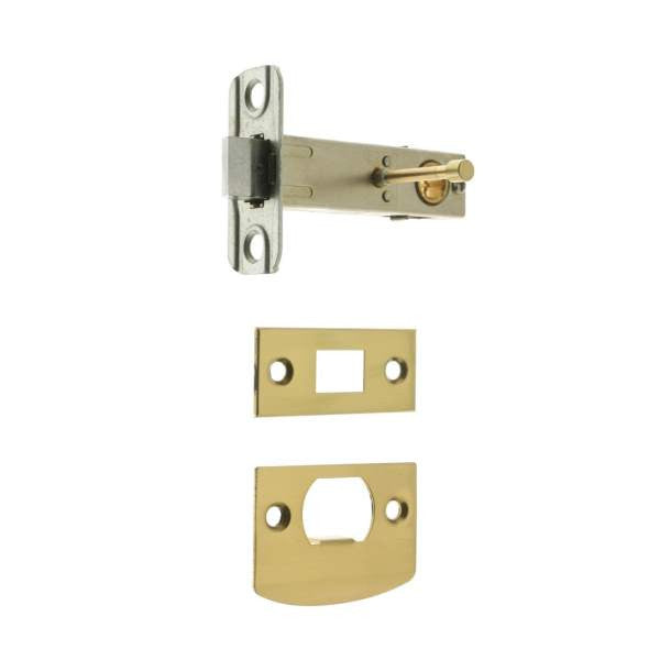 IDH Brass 21120V-003: 2-3/8" Backset Privacy Tubular Latch Set - Polished Brass