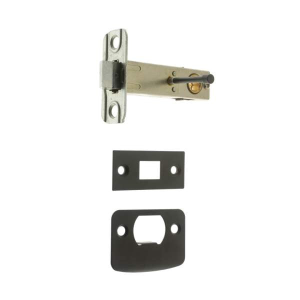 IDH Brass 21120V-019: 2-3/8" Backset Privacy Tubular Latch Set - Matte Black