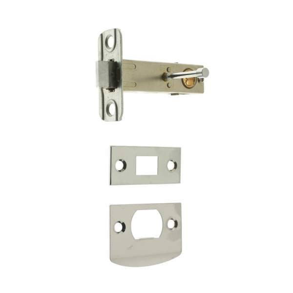 IDH Brass 21120V-026: 2-3/8" Backset Privacy Tubular Latch Set - Polished Chrome