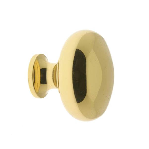 IDH Brass 21194-003: 1-1/4" Traditional Round Cabinet Knob - Polished Brass