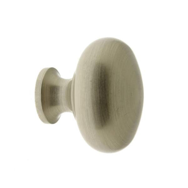 IDH Brass 21194-015: 1-1/4" Traditional Round Cabinet Knob - Satin Nickel