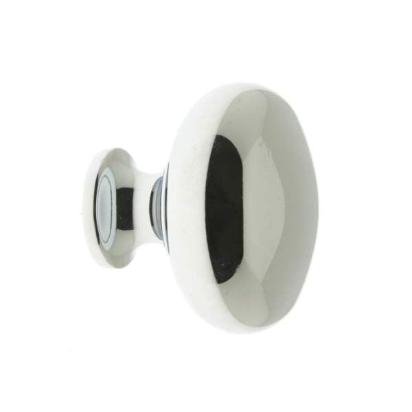 IDH Brass 21194-026: 1-1/4" Traditional Round Cabinet Knob - Polished Chrome