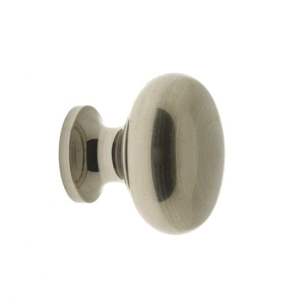 IDH Brass 21196-15A: 1" Classic Round Cabinet Knob - Antique Nickel