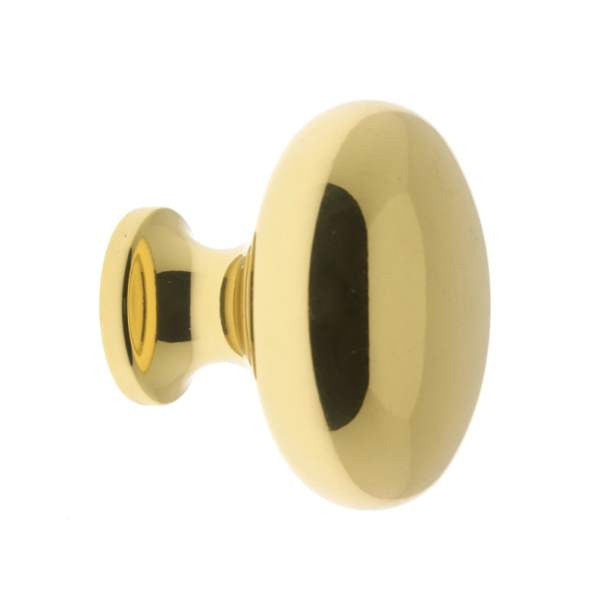 IDH Brass 21197-003: 1-1/2" Round Cabinet Knob - Polished Brass