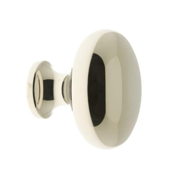 IDH Brass 21197-014: 1-1/2" Round Cabinet Knob - Bright Nickel