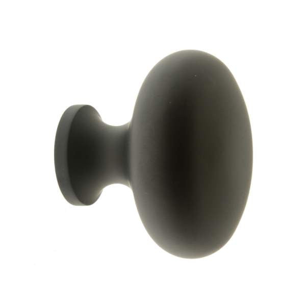 IDH Brass 21197-019: 1-1/2" Round Cabinet Knob - Matte Black