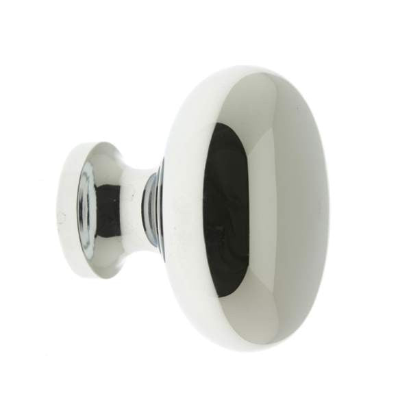 IDH Brass 21197-026: 1-1/2" Round Cabinet Knob - Polished Chrome