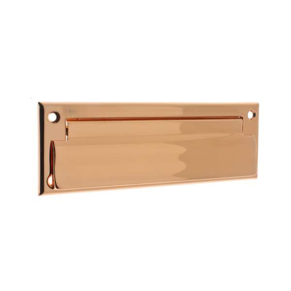 IDH Brass 22111-008: 8-3/4" Letter Mail Slot - Bright Copper