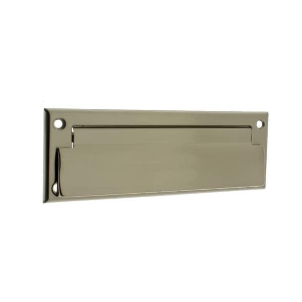 IDH Brass 22111-015: 8-3/4" Letter Mail Slot - Satin Nickel