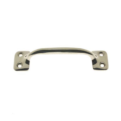 IDH Brass 25040-014: 4" cc Bar Lift Utility Door Pull - Bright Nickel