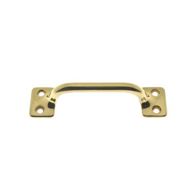 IDH Brass 25042-003: 3-1/2" cc Bar Lift Utility Door Pull - Polished Brass