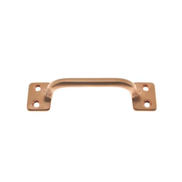 IDH Brass 25042-008: 3-1/2" cc Bar Lift Utility Door Pull - Bright Copper