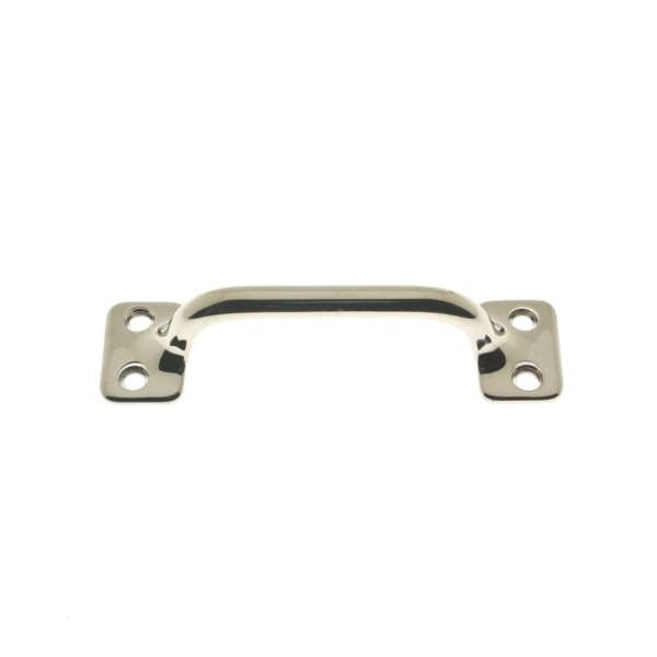IDH Brass 25042-014: 3-1/2" cc Bar Lift Utility Door Pull - Bright Nickel