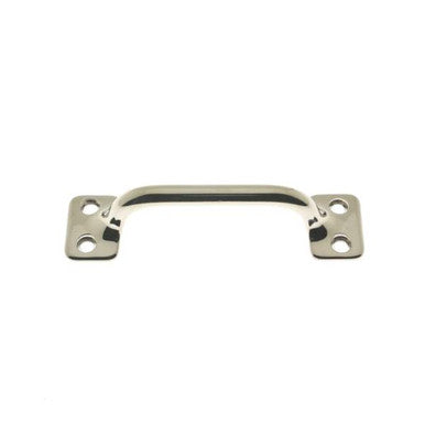 IDH Brass 25042-014: 3-1/2" cc Bar Lift Utility Door Pull - Bright Nickel