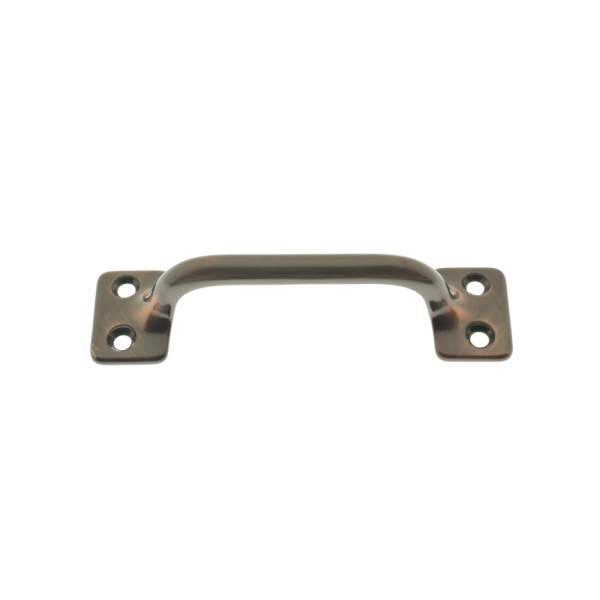 IDH Brass 25042-08A: 3-1/2" cc Bar Lift Utility Door Pull - Antique Copper