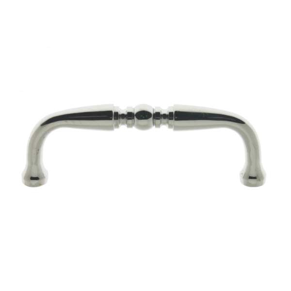 IDH Brass 25090-026: 3" cc Colonial Cabinet Pull - Polished Chrome
