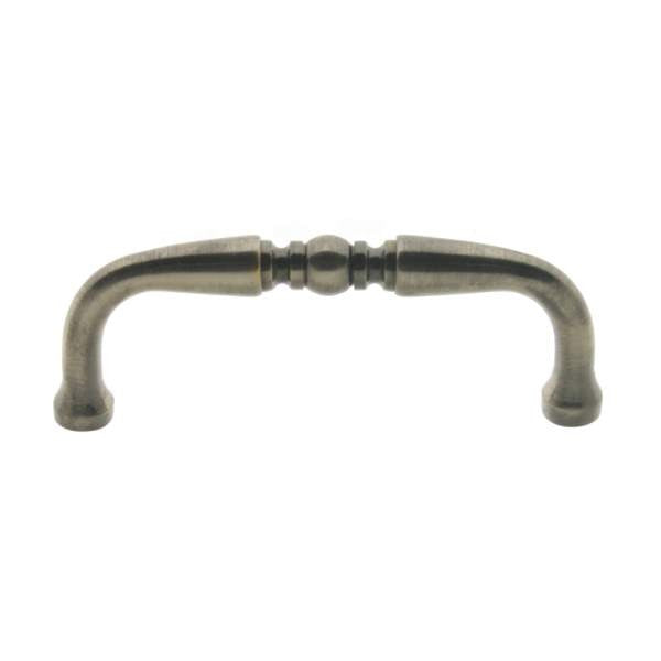 IDH Brass 25090-15A: 3" cc Colonial Cabinet Pull - Antique Nickel