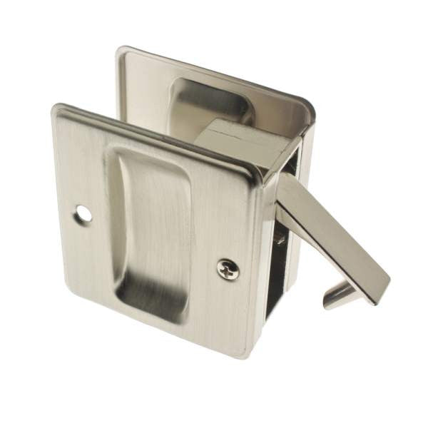 IDH Brass 25410-015: 2-3/4" Pocket Passage Door Pull - Satin Nickel
