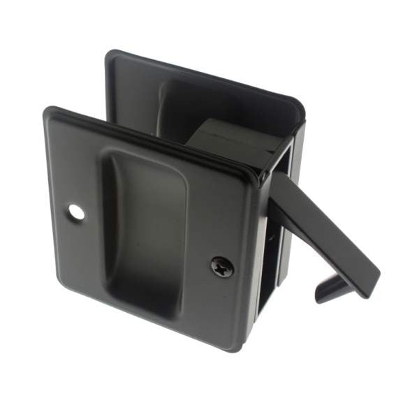 IDH Brass 25410-019: 2-3/4" Pocket Passage Door Pull - Matte Black