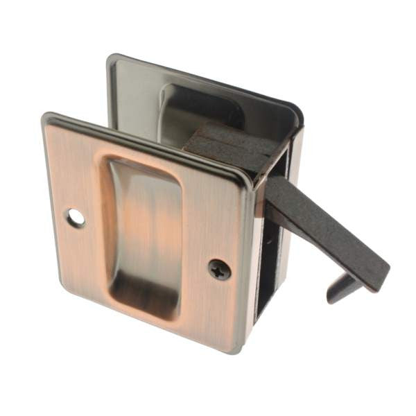 IDH Brass 25410-08A: 2-3/4" Pocket Passage Door Pull - Antique Copper