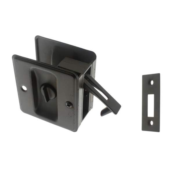 IDH Brass 25411-10B: 2-3/4" Pocket Privacy Door Pull - Oil Rubbed Bronze