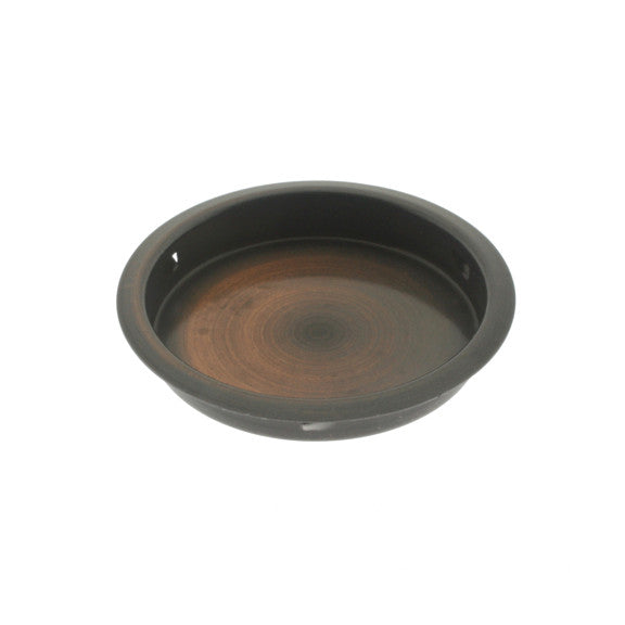 IDH Brass 25420-08A: 2-1/8" Round Flush Sliding Door Pull - Antique Copper