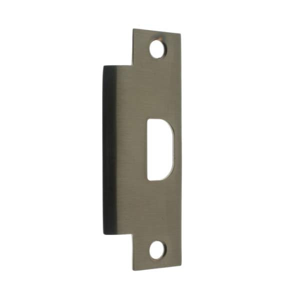 IDH Brass 28410-15A: 4 -7/8" ASA Universal Strike - Antique Nickel