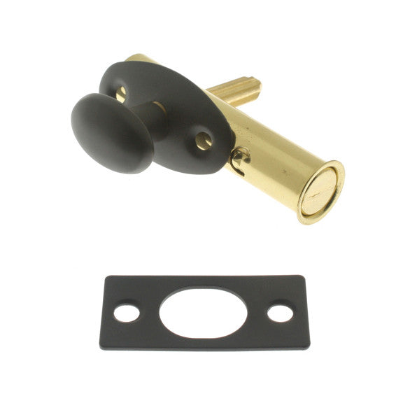 IDH Brass 28500-10B: 2-1/2" Mortise Door Bolt - Oil Rubbed Bronze