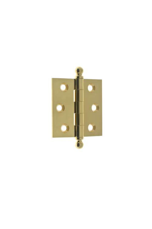 IDH 80100-003: 2-1/2" Solid Brass Loose Pin Door Hinge (Pair) - Polished Brass