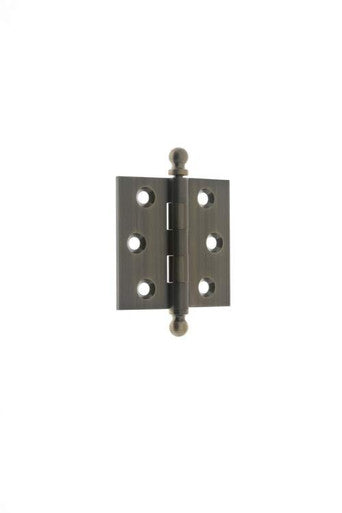 IDH 80100-005: 2-1/2" Solid Brass Loose Pin Door Hinge (Pair) - Antique Brass