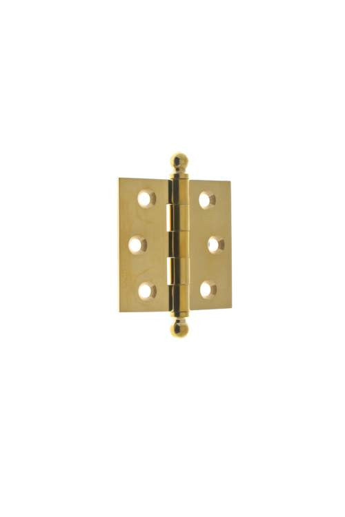 IDH 80100-3NL: 2-1/2" Loose Pin Door Hinge (Pair) - Unlacquered Polished Brass