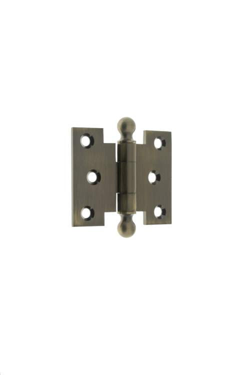 IDH Brass 80252-005: 2-1/2 x 3" Parliament Hinge (pair) - Antique Brass