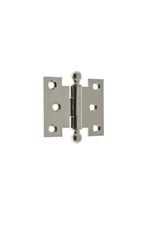 IDH Brass 80252-014: 2-1/2 x 3" Parliament Hinge (pair) - Bright Nickel