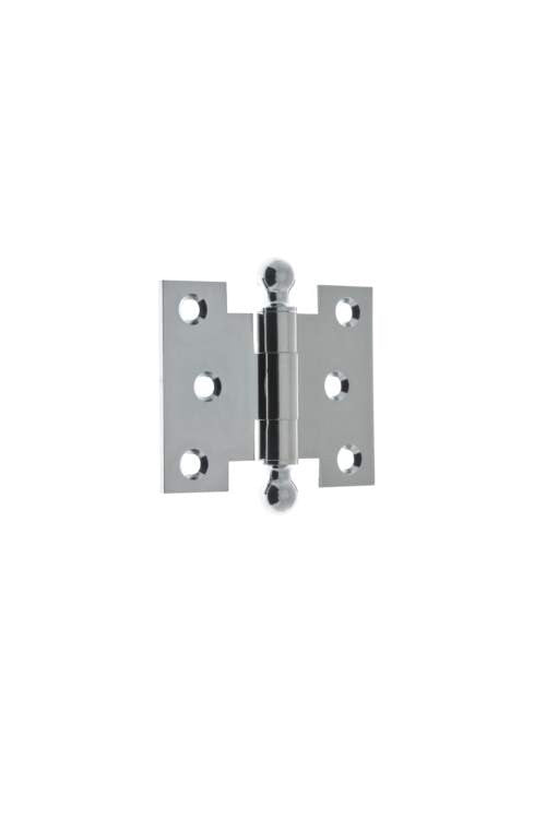 IDH 80252-026: 2-1/2 x 3" Parliament Hinge (pair) - Polished Chrome