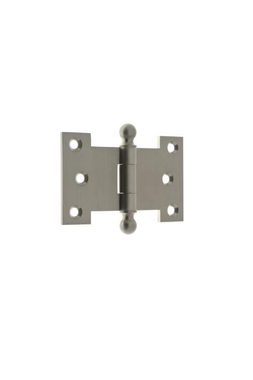 IDH Brass 80254-015: 2-1/2 x 4" Parliament Hinge (pair) - Satin Nickel