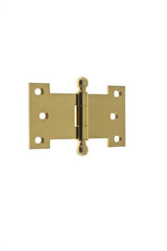 IDH 80255-003: 2-1/2 x 4-1/2" Parliament Hinge (pair) - Polished Brass