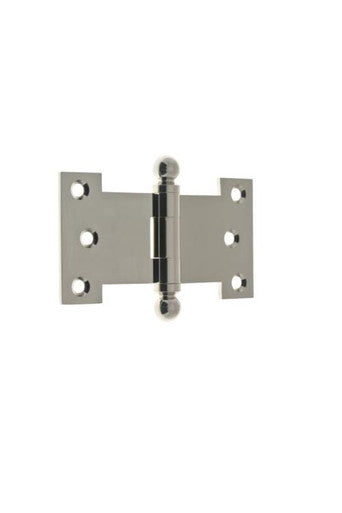 IDH 80255-014: 2-1/2 x 4-1/2" Parliament Hinge (pair) - Bright Nickel