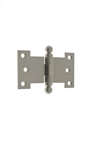 IDH 80255-015: 2-1/2 x 4-1/2" Parliament Hinge (pair) - Satin Nickel