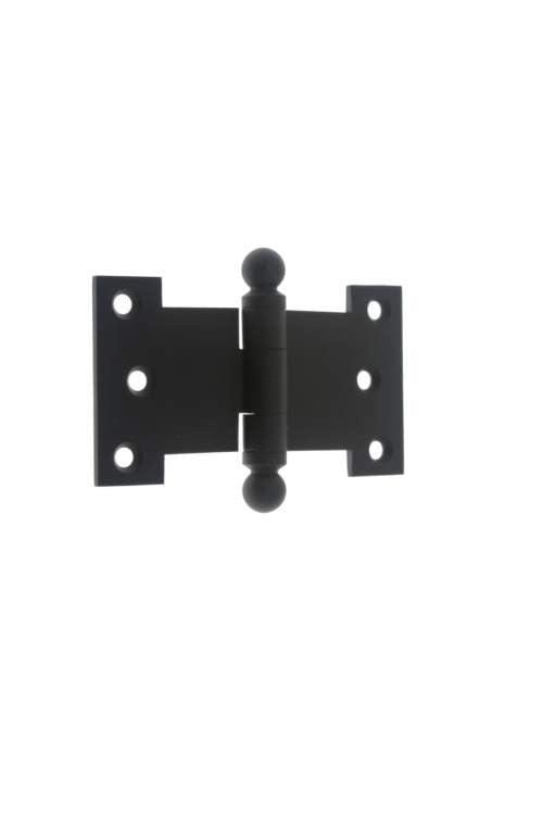IDH 80255-019: 2-1/2 x 4-1/2" Parliament Hinge (pair) - Matte Black