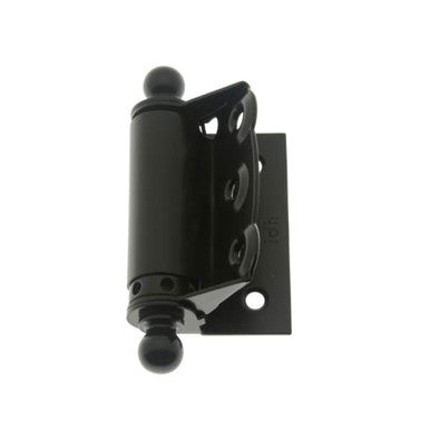 IDH 80320-019: 2-3/4" Half Mortise Spring Door Hinge (pair) - Matte Black