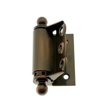 IDH 80320-08A: 2-3/4" Half Mortise Spring Door Hinge (pair) - Antique Copper